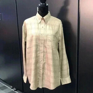 JoS.A.BANK Travelers collection tailored fit 100% cotton long sleeve shirt - L